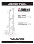 Gemini Convertible Hand Trucks Assembly Instructions Gemini Convertible Hand Trucks Assembly Instructions