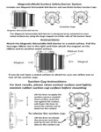 Magnetic Head Instruction Sheet Magnetic Head Instruction Sheet