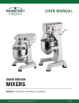 Mainstreet Equipment Gear Driven Mixer_Manual Mainstreet Equipment Gear Driven Mixer_Manual