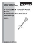 Makita Cordless Multi Function Power Head XUX01 Instruction Manual Makita Cordless Multi Function Power Head XUX01 Instruction Manual