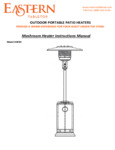 Eastern Tabletop Mushroom Patio Heater Manual