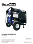 Manual for DuroMax XP10000E Portabl Generator