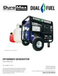 Manual for DuroMax XP10000EH Portable Generator
