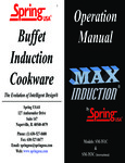 Manual for Max Induction Range SM-351C Manual for Max Induction Range SM-351C