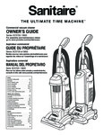 Manual for Sanitaire SC5700 - SC5800 Series Vacuum Cleaner