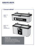 Manual for Server 87740 ConserveWell Dipper Well Manual for Server 87740 ConserveWell Dipper Well