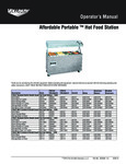 Manual for Vollrath Affordable Portable Hot Food Stations