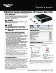 Manual for Vollrath MPI4 - S Induction Range Manual for Vollrath MPI4 - S Induction Range