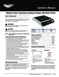 Manual for Vollrath MPI4 Induction Range Manual for Vollrath MPI4 Induction Range