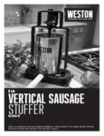 Manual for Weston 86-0501-W 5 lb. Vertical Sausage Stuffer