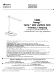 Mayline 1009 Vamp LED Light Instructions Mayline 1009 Vamp LED Light Instructions