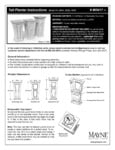 Mayne Cambridge,Fairfield, and Nantucket Planter Instructions Mayne Cambridge,Fairfield, and Nantucket Planter Instructions