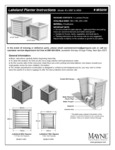 Mayne Lakeland Planter Instructions