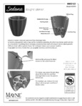 Mayne Sedona 18in Round Planter Instructions Mayne Sedona 18in Round Planter Instructions