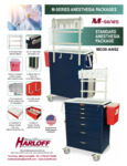 A-SERIES ANESTHESIA CART WITH MD30-ANS ACCESSORIES 