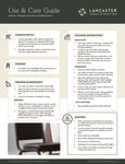 Metal Frame Chairs & Barstools Indoor Use and Care Guide