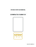 CATTABRIGA Compacta Vario 8 Classic Instructions CATTABRIGA Compacta Vario 8 Classic Instructions