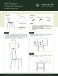 Mid-Century Chair & Barstool_Assembly Instructions Mid-Century Chair & Barstool_Assembly Instructions
