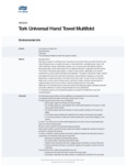 Tork Universal Natural Kraft M-Fold Paper Towel 