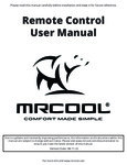 mrcool-ez-pro-br-en-01 Remote Control User Manual