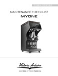 MYONE Maintenance Checklist MYONE Maintenance Checklist
