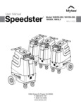 Mytee Speedster User Manual Mytee Speedster User Manual