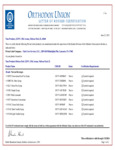 Kosher Letter