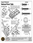 National Picnic Table_Assembly National Picnic Table_Assembly