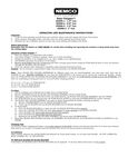 55500 Easy Chopper Parts / Operation Manual