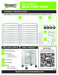 Regency Half Rack Assembly Instructions