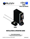 Bunn Nitron Gas Module 120V Operators Manual