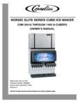 Cornelius Nordic Elite Series Cube Ice Maker Manual