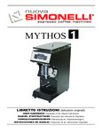 Nuova Simonelli Mythos Clima Pro Espresso Grinder Manual