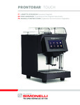 Nuova Simonelli ProntoBar Touch Manual Nuova Simonelli ProntoBar Touch Manual