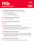 Oatey PVC Shower Pan Liner FAQ