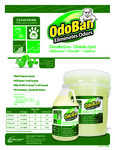 OdoBan_Dilutable Disinfectant_Eucalyptus_Info Sheet OdoBan_Dilutable Disinfectant_Eucalyptus_Info Sheet