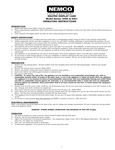 6460 / 6461 Heated Display Operation / Parts Manual 6460 / 6461 Heated Display Operation / Parts Manual