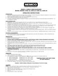 6480 Flat 2 Shelf Display Operation / Parts Manual 6480 Flat 2 Shelf Display Operation / Parts Manual