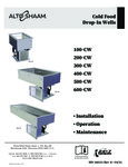 Alto-Shaam Cold Well Manual Alto-Shaam Cold Well Manual