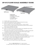 Optima Floor Scale Instructions Optima Floor Scale Instructions