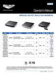 Mirage Buffet Induction Warmers Manual