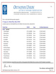 OU Smartfruit Refresher Kosher Certificate