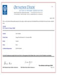 Gatorade Kosher Certificate