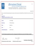 Hidden Valley Kosher Certificate