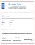 Gatorade Kosher Certificate
