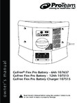 ProTeam GoFree Battery Manual ProTeam GoFree Battery Manual