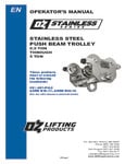 OZ Stainless Steel Trolley Manual OZ Stainless Steel Trolley Manual