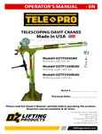 OZ Tele-Pro Crane Manual OZ Tele-Pro Crane Manual