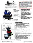 Paasche D3000R Air Compressor Manual English Paasche D3000R Air Compressor Manual English