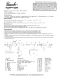 Paasche Raptor RG Airbrush Manual English Paasche Raptor RG Airbrush Manual English
